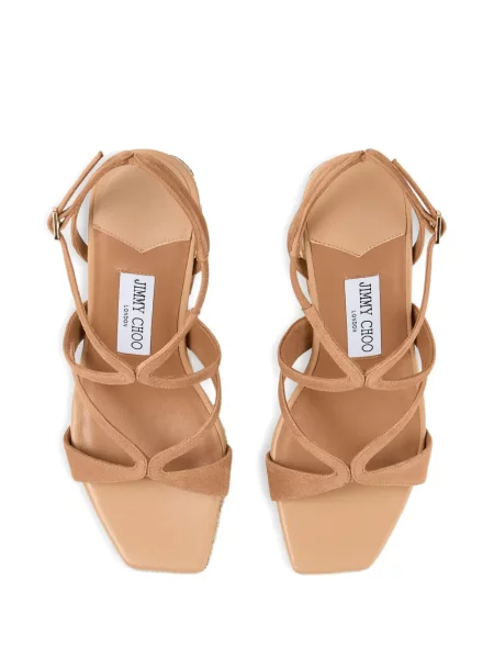 Espadrile Jimmy Choo cu model floral cu aplicații