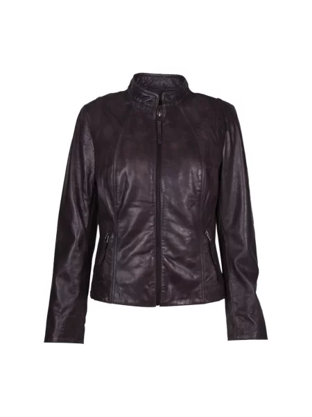 Kurtka skórzana Btfcph czarna