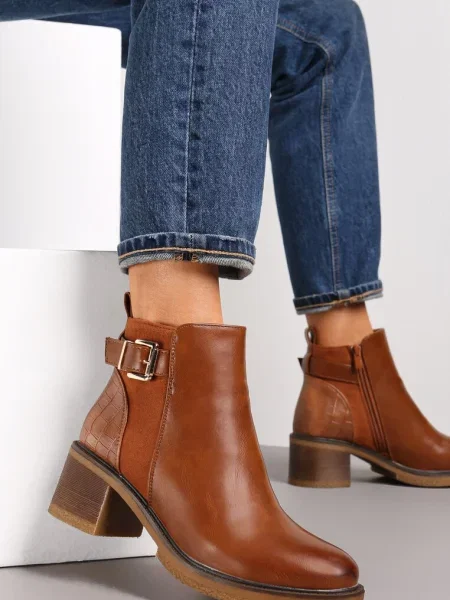 Botine cu Bersa maro