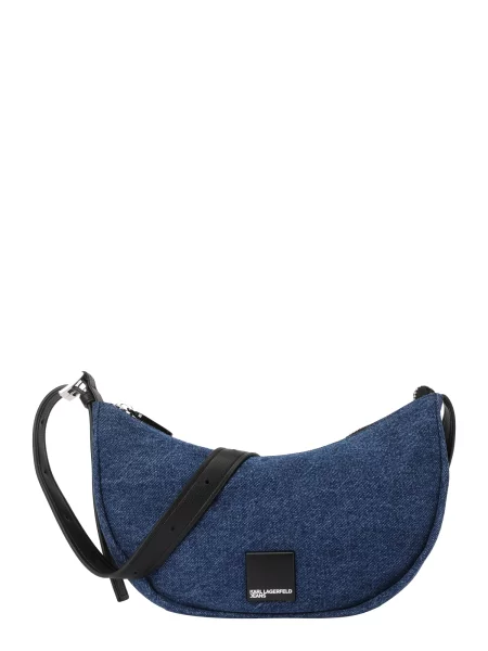 Ročna torba Karl Lagerfeld Jeans modra