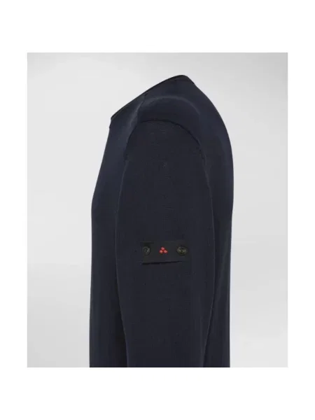 Dzianinowy sweter Peuterey niebieski