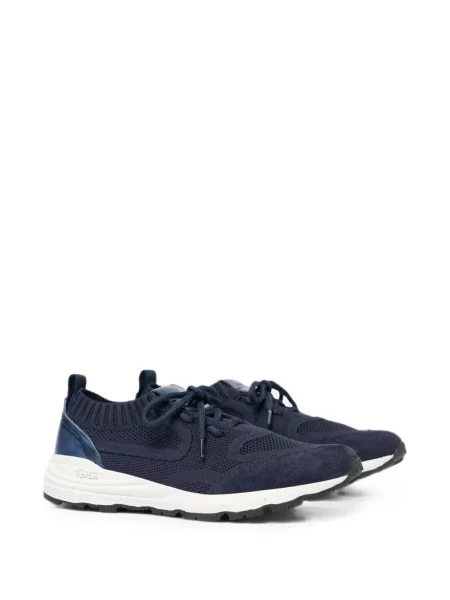 Fűzős csipkés sneaker Scarosso kék