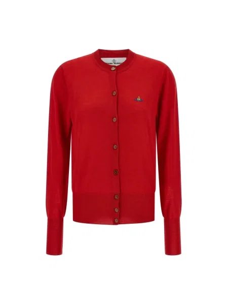 Kardigan Vivienne Westwood wełniany czerwony
