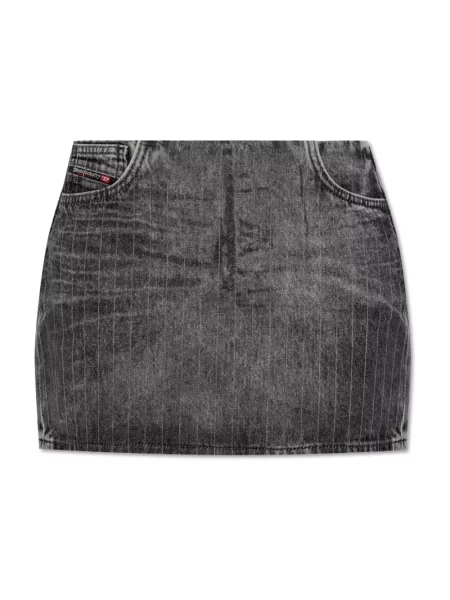 Spódnica mini Diesel szara