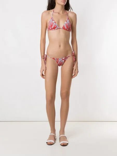 Raštuotas bikinis Amir Slama raudona