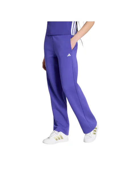 ADIDAS SPORTSWEAR Športové nohavice Essentials modrofialová biela