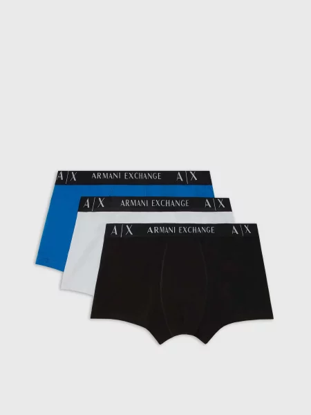 Набір трусів Armani Exchange Essential білий/синій білі