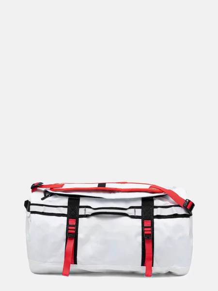 Torba podróżna The North Face Base Camp Duffel S 50 l white/black/elevation red biała