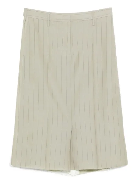 Fustă Jil Sander cu dungi verde
