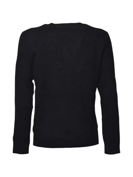 Pulover Mc2 Saint Barth cu decolteu rotund negru