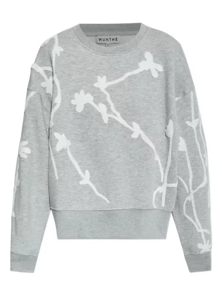 Bluza Munthe w kwiatki szara