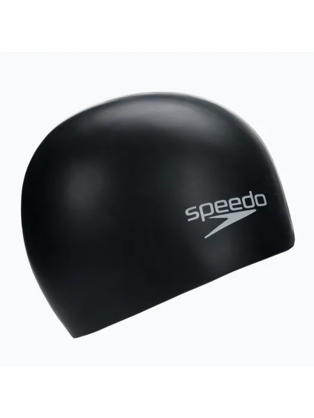 Детска шапка за плуване Speedo Plain Moulded черна