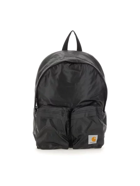 Duży jedwabny plecak Carhartt Wip czarny