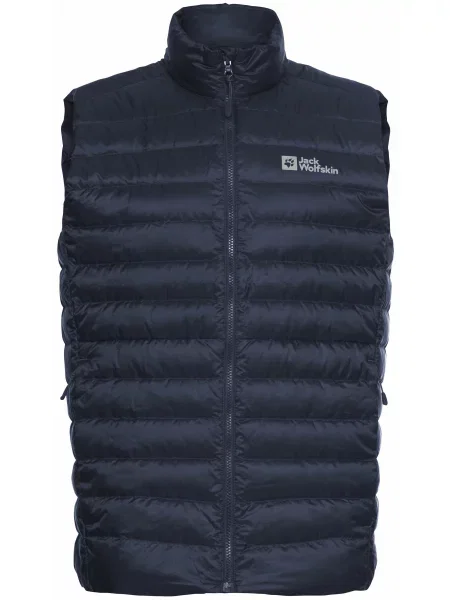 Утепленный пуховый жилет Jack Wolfskin синий