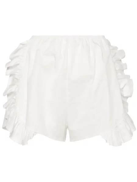 Pantaloni scurți Ioana Ciolacu alb