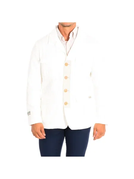 Sacou La Martina alb