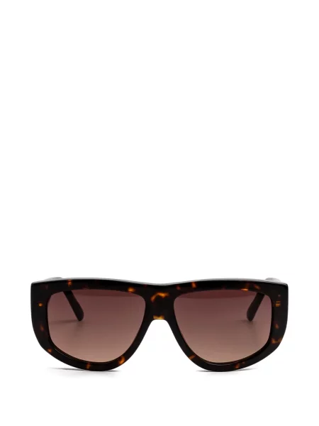 Ochelari de soare Kaleos cu imprimeu geometric maro