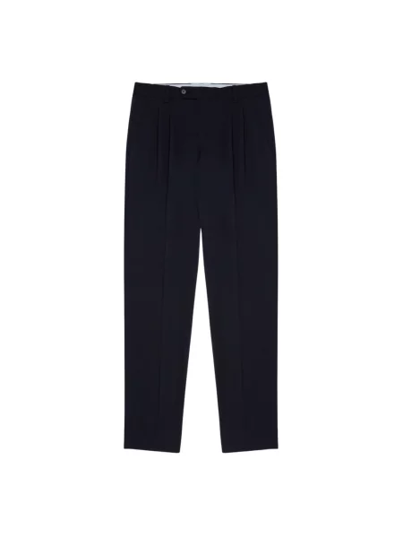 Spodnie Brooks Brothers wełniane niebieskie