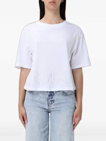 Stras tricou Armani Exchange alb