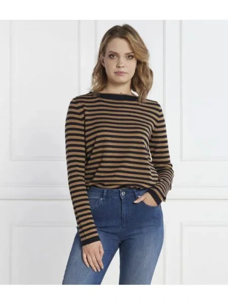 Max Mara Leisure De lână pulover maro