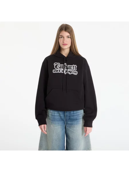 Суитшърт Carhartt WIP Hooded World Tour Sweat UNISEX Black L черно