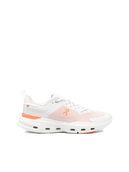 Buty do biegania On Running do biegania z logo białe