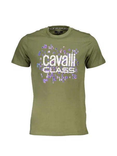 Póló Cavalli Class nyomtatás zöld