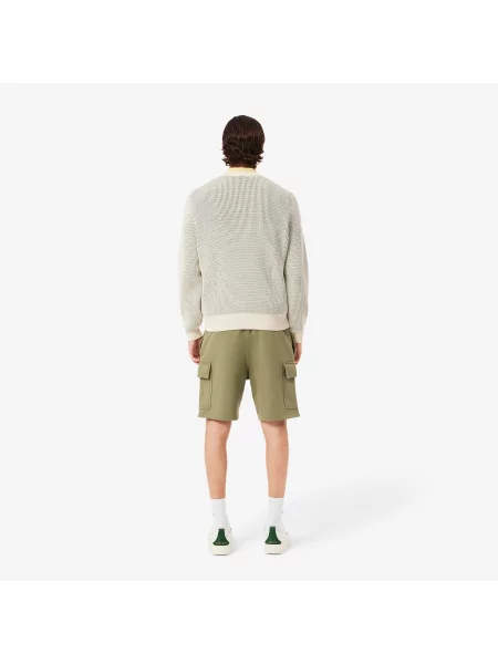 Lacoste Szorty Regular Fit Khaki zielony