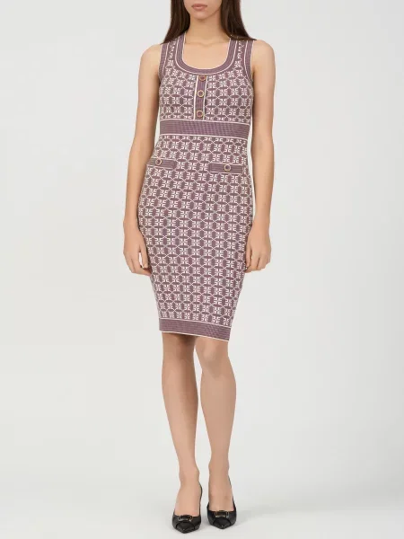 Платье Elisabetta Franchi фиолетовое