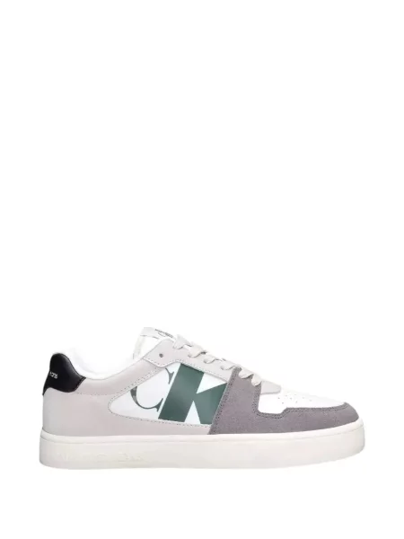 Sneakerși Calvin Klein clasici alb