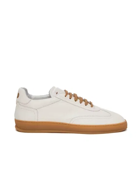 Sneakersy Soldini skórzane białe