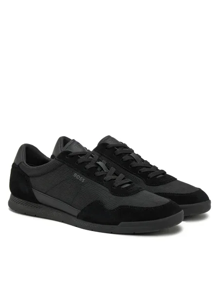 BOSS Sneakers Titanium negru
