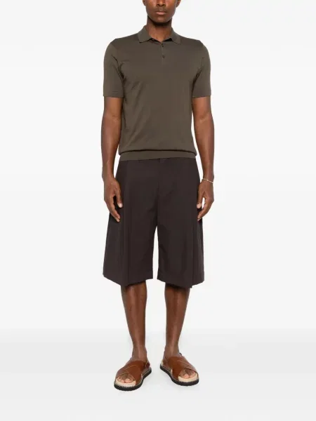 Scurt tricou polo éphémère maro