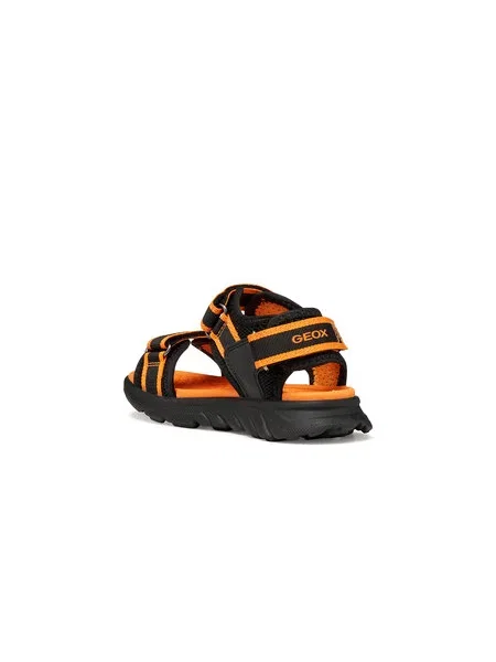 Sandály Geox J Sandal Airadyum Bo S černá
