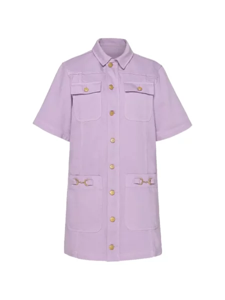 Scurt rochie mini Ulla Johnson violet