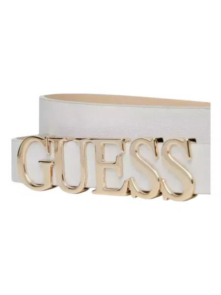 Pasek Guess z paskiem biały