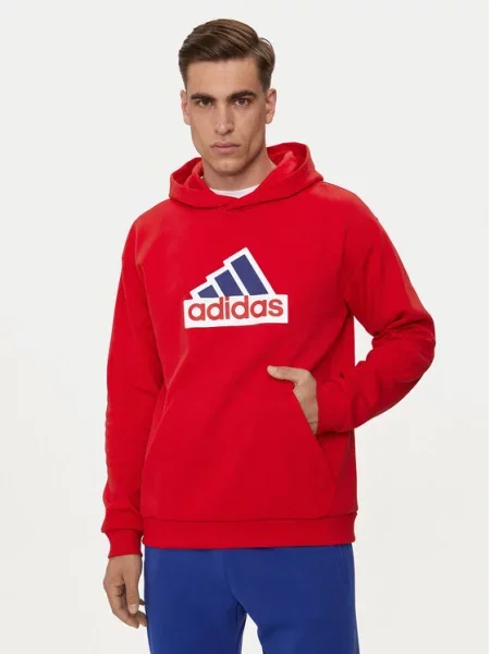 Adidas bluza czerwona