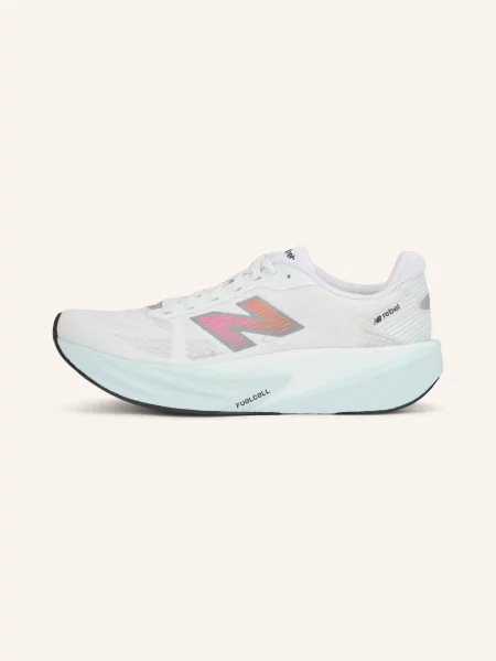New Balance Běžecké Boty Fuelcell Rebel v5 / šedá / červená bílá