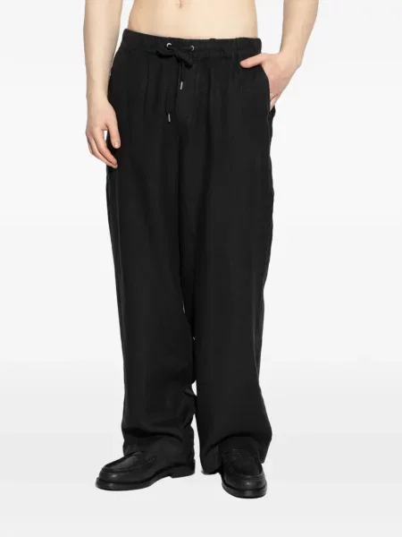 Pantaloni Allsaints cu cordon negru