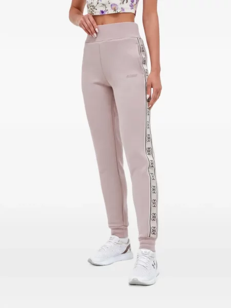 Pantaloni Guess cu dungi alergare