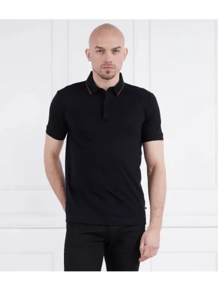 BOSS BLACK Polo Penrose negru