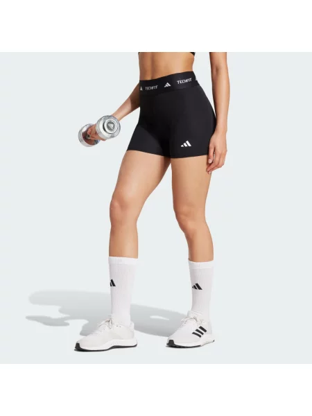 Krótkie legginsy TECHFIT Stay In Play czarne
