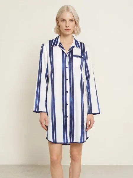 Cyberjammies Koszula Nocna blau biała