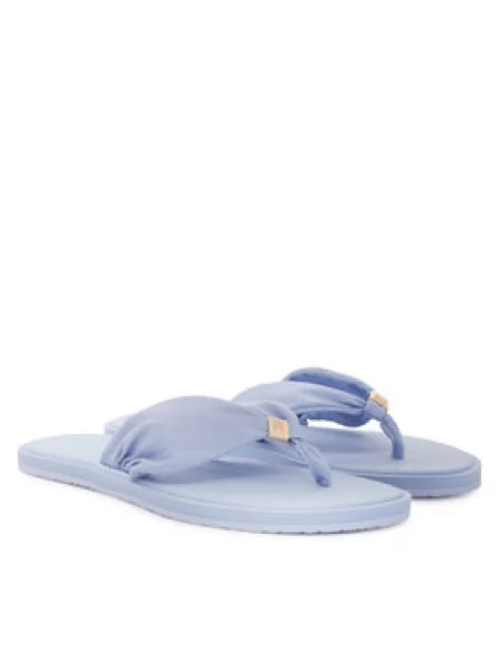 Tommy Hilfiger Šlepetės per pirštą Th Scandi Soft Summer Sandal Šviesiai mėlyna