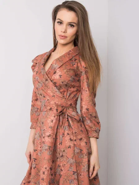 Костюм рокля Lakerta оранжево