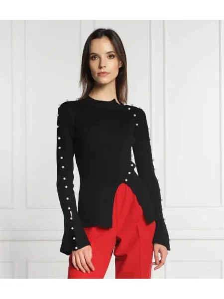 Silvian Heach Pulover HERRIZ cu adaos de lână negru