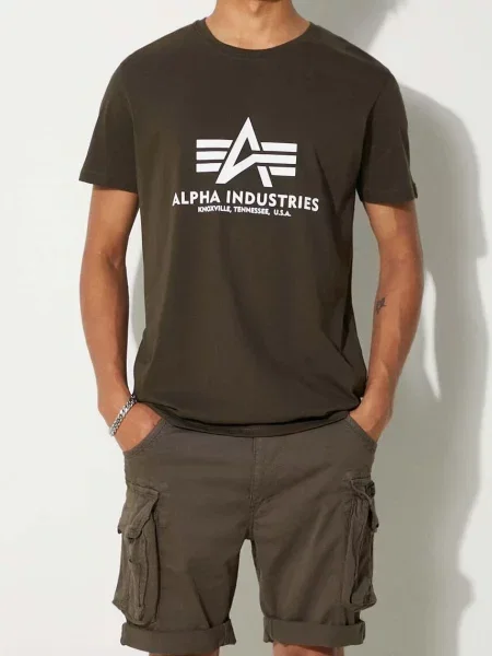 Шорти Alpha Industries Crew сірий