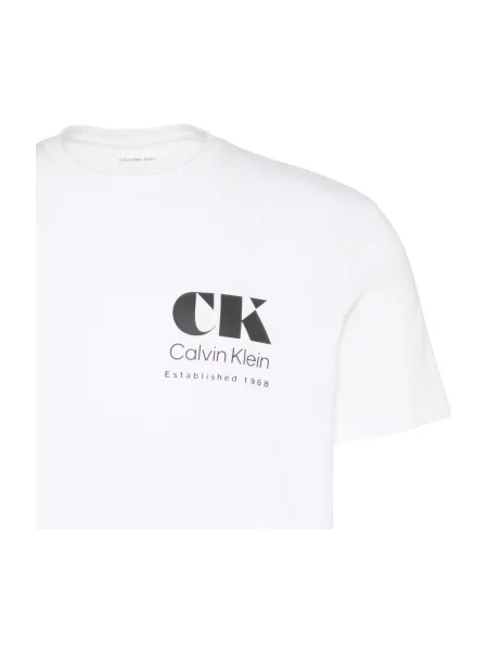 Tričko Calvin Klein Jeans biela