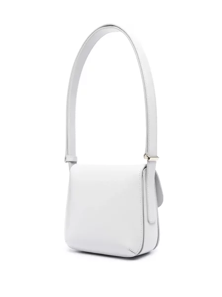 Geanta de piele Giorgio Armani din piele gri