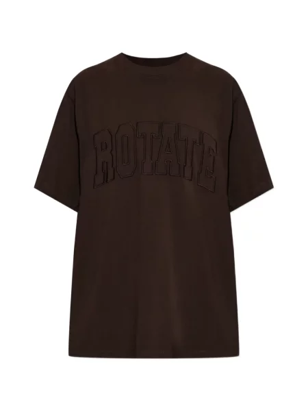 Tricou Rotate Birger Christensen din jerseu maro